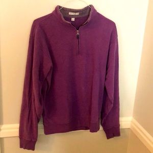 Peter Millar Purple Half Zip Pullover/Sweater